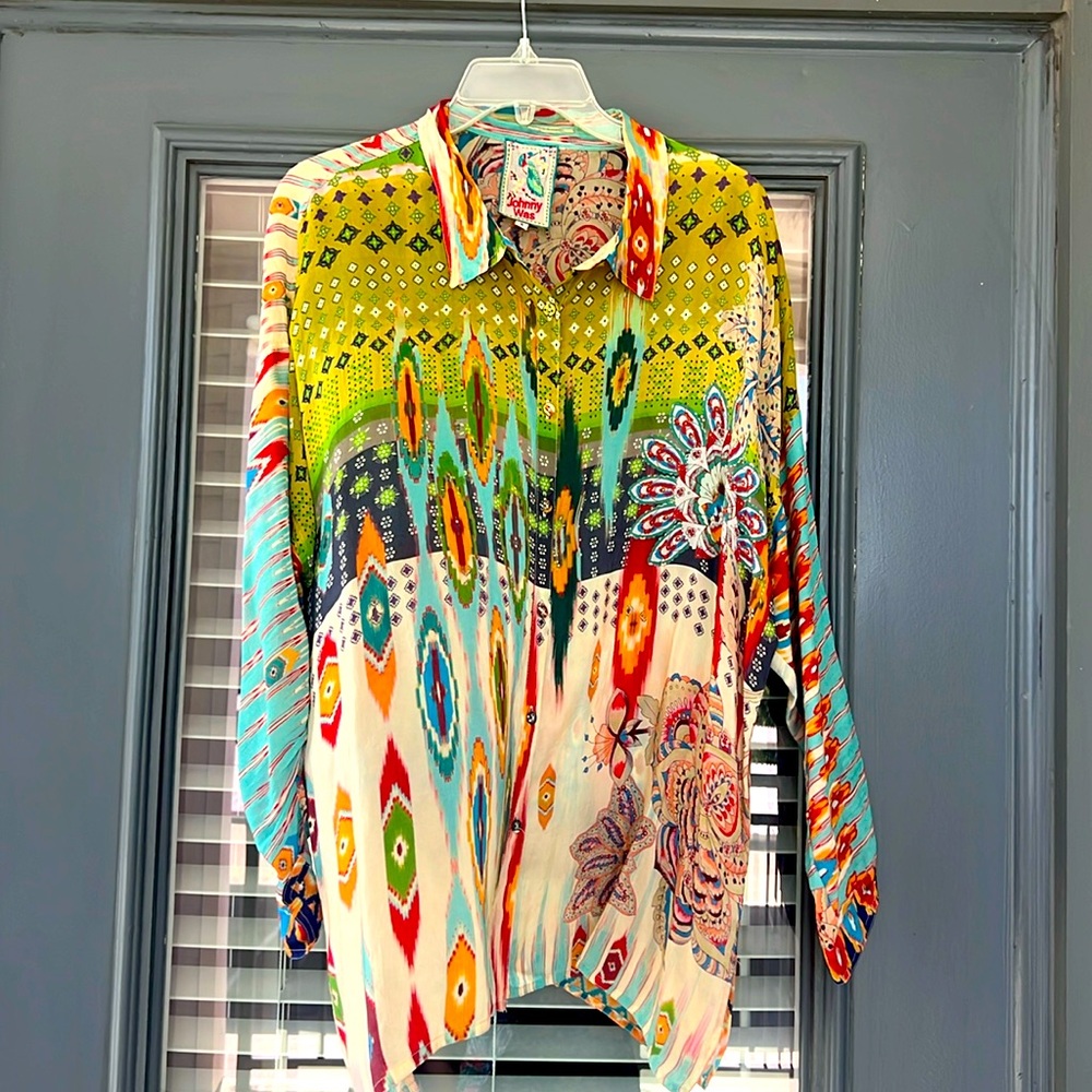 Johnny Was, size small blouse.
